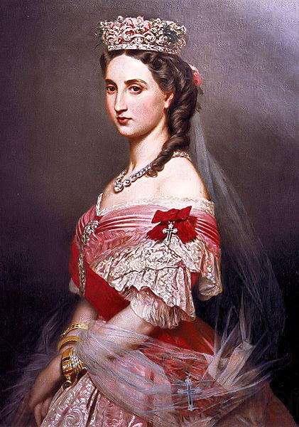 Franz Xaver Winterhalter Portrait of Charlotte of Belgium